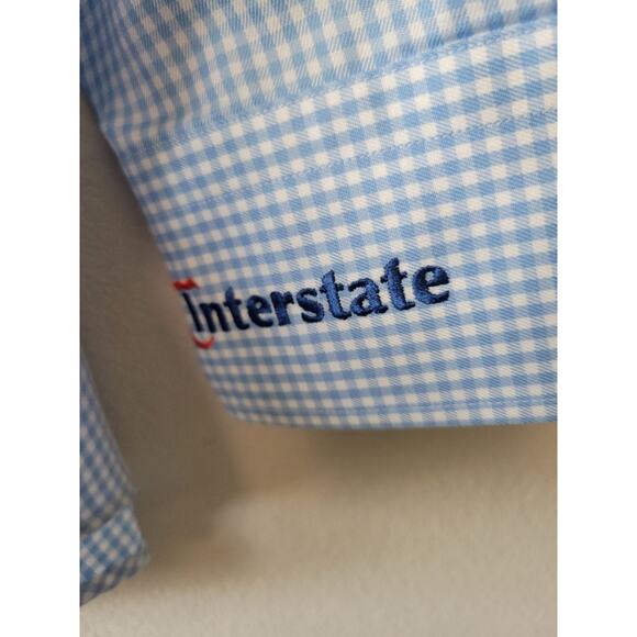 Peter Millar Mens Crown Cool Shirt Sz XX Large Blue Pattern Long Sleeve Linen - Picture 4 of 6